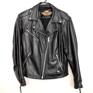 Harley-Davidson leather riding jacket Large